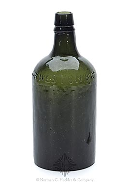 "G.W. Weston & Co. Saratoga. N.Y" Mineral Water Bottle, T #E1A type I