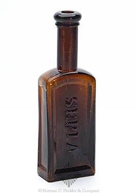 "A. Wanner & Co's / Sepia" - "Sepia" Medicine Bottle, Unlisted and extremely rare - UPDATED