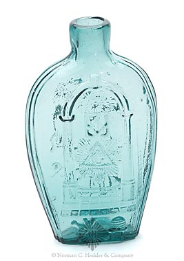 Masonic - "IP" Eagle Historical Flask, GIV-1