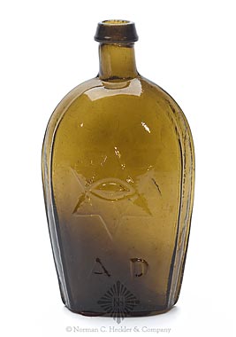 Seeing Eye Masonic Historical Flask, GIV-43