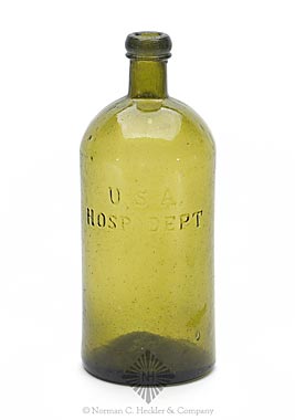 "U.S.A. / Hosp. Dept" Medicine Bottle