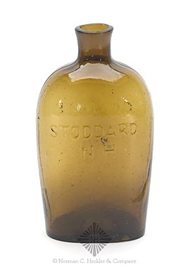 "Granite / Glass / Co" - "Stoddard / NH" Lettered Flask, GXV-7