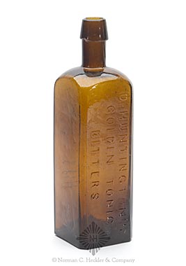 "Dr. Huntington's / Golden Tonic / Bitters." - "Portland / Maine" Bitters Bottle, R/H #H-213