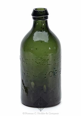 "Lynch & Clarke / New York" Mineral Water Bottle, T #C-2B1