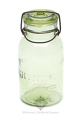 "Trade Mark / Lightning" Fruit Jar, L #1489