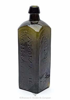 "Udolpho Wolfe's / Schiedam / Aromatic Schnapps." Medicine Bottle