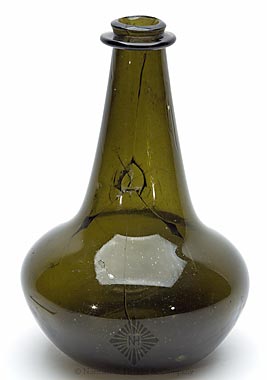 Shaft And Globe Wine Bottle, Similar to RD plate 7