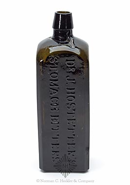 "Dr J. Hostetter's / Stomach Bitters" Bottle, R/H #H-194