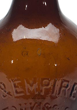 "Congress & Empire Spring Company / Hotchkiss' Sons / E / New York / Saratoga NY" Mineral Water Bottle, T #E7B