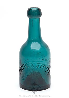 "G. Van Benschoten / Brown Stout" Bottle