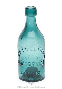 "U & I.D. Clinton / Woodbridge / Conn. / Premium Soda Water" Bottle