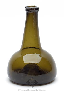 Half Size Onion Wine Bottle, Form similar to McK plate 122, #14