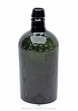 "G.W. Weston & Co / Saratoga. N.Y" Mineral Water Bottle, T #E1 type 1A