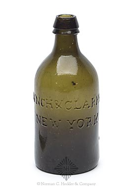 "Lynch & Clarke / New York" Mineral Water Bottle, T #C2/B1