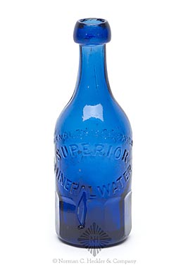 "M.T. Crawford / Hartford CT - Union Glass Works Philad / Superior / Mineral Water" Bottle