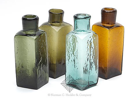 Lot Of Four Blacking Bottles, Similar to MW plate 75, #3