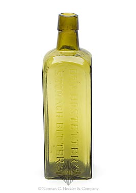 "Dr J. Hostetter's / Stomach Bitters" Bottle, R/H #H-195