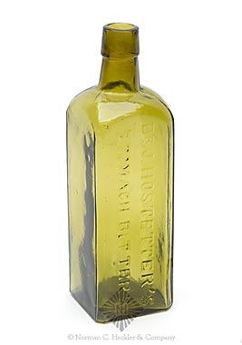 "Dr J. Hostetter's / Stomach Bitters" Bottle, R/H #H-195