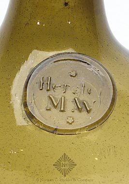 "Hersten / M.W." Sealed Wine Bottle