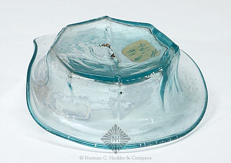 Bottle Mold Umbrella lnk Glass Hat Whimsey, Similar to GW plate 37, exact item pictured LeeII plate 118