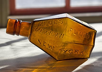 "Mede's / Mexican / Fluid / New York" Medicine Bottle, Unlisted