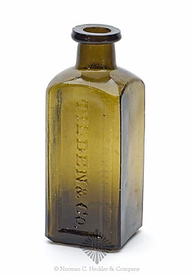 "Tilden & Co," - "New Lebanon / N.Y." Medicine Bottle, PME pg. 346