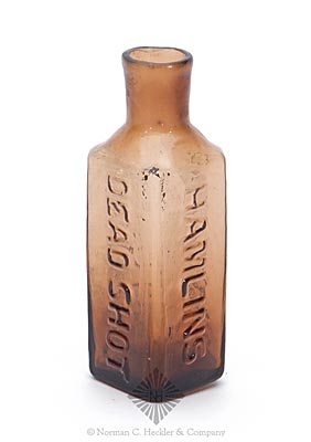 "Drs. Peery & / Hamlins / Dead Shot / Vermifuge" Medicine Bottle, Similar to AAM pg. 402