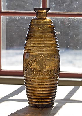 "Greeley's Bourbon / Bitters" Figural Bottle, R/H #G-101