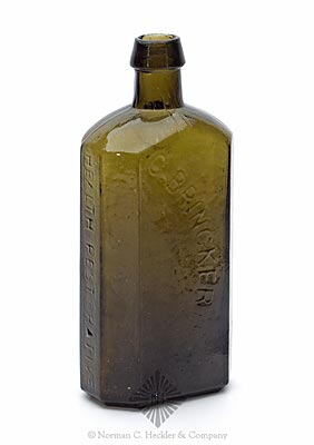 "C. Brinckerhoffs / Health Restorative / Price $ 1.00 / New-York" Medicine Bottle, PME pg. 47