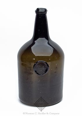 "T Bailey" Sealed Wine Bottle, Similar in form to McK plate 221, #7