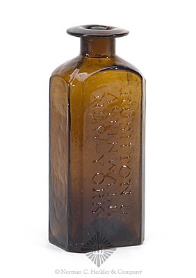 "Rushton & / Aspinwall / New-York" - "Compound / Chlorine / Toothwash" Medicine Bottle, L/P plate 10, 4th row, #5