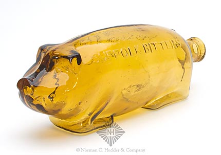 "Suffolk Bitters" Figural Bottle, R/H #S-217