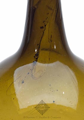 Freeblown Globular Bottle, Similar in form to MW plate 47, #3