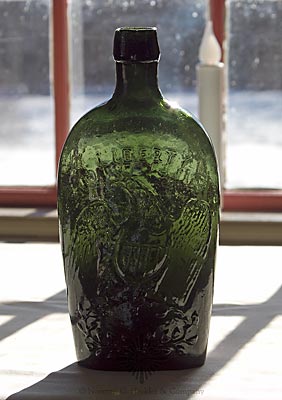 Eagle - "Willington / Glass, Co" Historical Flask, GII-62