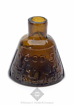 "Woods / Black Ink / Portland." Ink Bottle, Similar to C #12