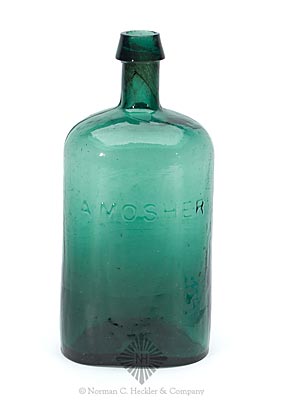 "A. Mosher" Medicine Bottle, AAM pg. 372