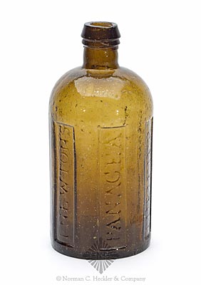 "I. Newton's / Panacea / Purifier / Of The / Blood / Norwich. VT." Medicine Bottle, PME pg. 264