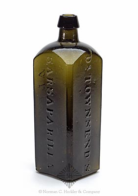 "Dr Townsend's / Sarsaparilla / Albany / N.Y. No1" Medicine Bottle, PME pg. 350