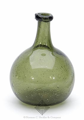 Freeblown Miniature Globular Bottle, Similar in form to MW plate 47, #5