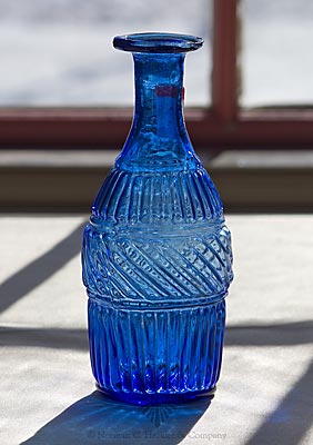 Blown Three Mold Castor Bottle, Similar in form and construction to GI-20