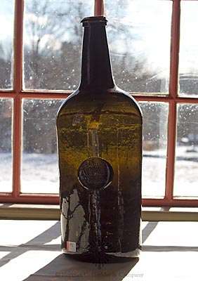 "Jona / Mason. / Boston" Sealed Wine Bottle, Similar in form to McK plate 221, #9