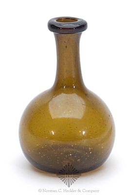 Freeblown Miniature Globular Bottle, Similar in form to MW plate 46, #2