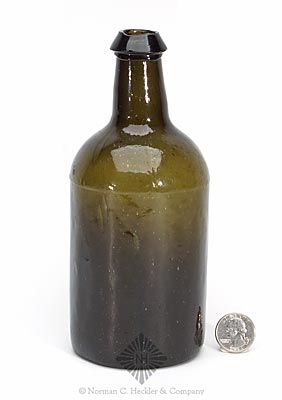 "New Eng. Glass Bottle Co." Base Embossed Bottle, Similar to KW pg. 190, fig. 147