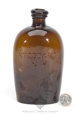 "Granite / Glass / Co" - "Stoddard / NH" Lettered Flask, GXV-7