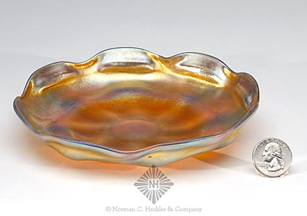 Art Glass Shallow Bowl