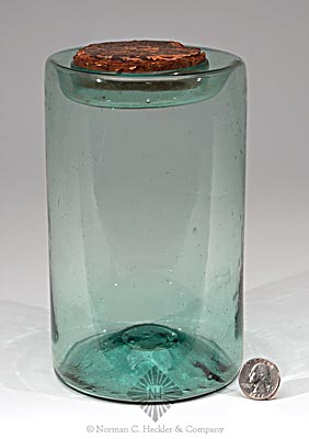 Freeblown Wax Seal Fruit Jar, Similar to L #3102