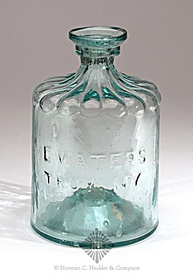 "E. Waters / Troy. NY" Master Ink Bottle, Similar to C #774