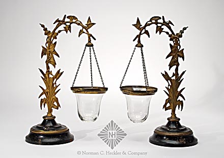 Pair Of Victorian Float Lamps