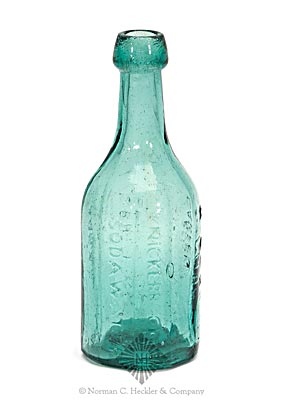 "Carpenter / & Cobb / Knickerbocker / Soda Water / Saratoga / Springs" Soda Water Bottle