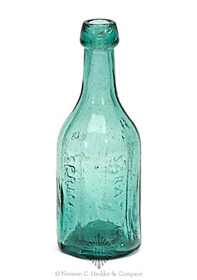 "Carpenter / & Cobb / Knickerbocker / Soda Water / Saratoga / Springs" Soda Water Bottle